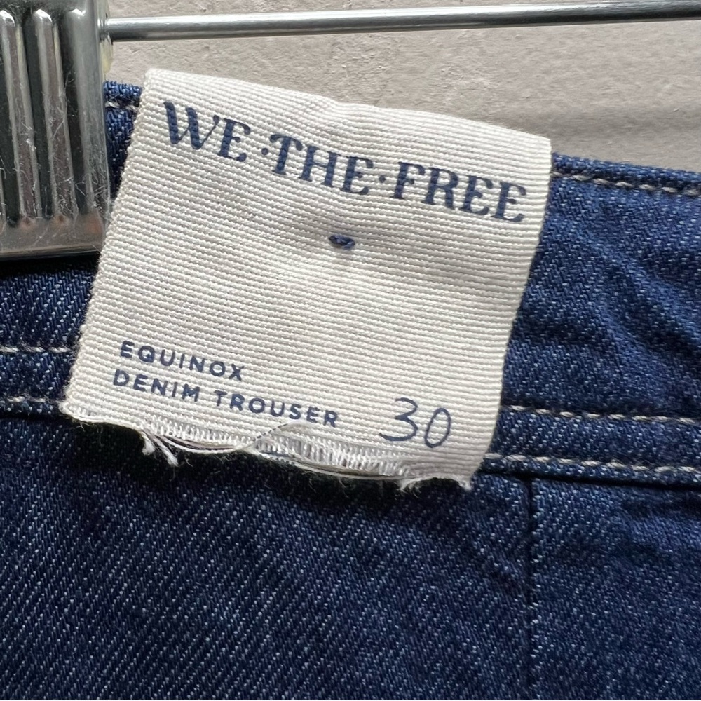 NWT We The Free Equinox Exaggerated Wide‎ Leg Trouser Denim Jeans - Picture 11 of 16